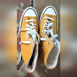 Converse chuck 70 hi top in sunflower